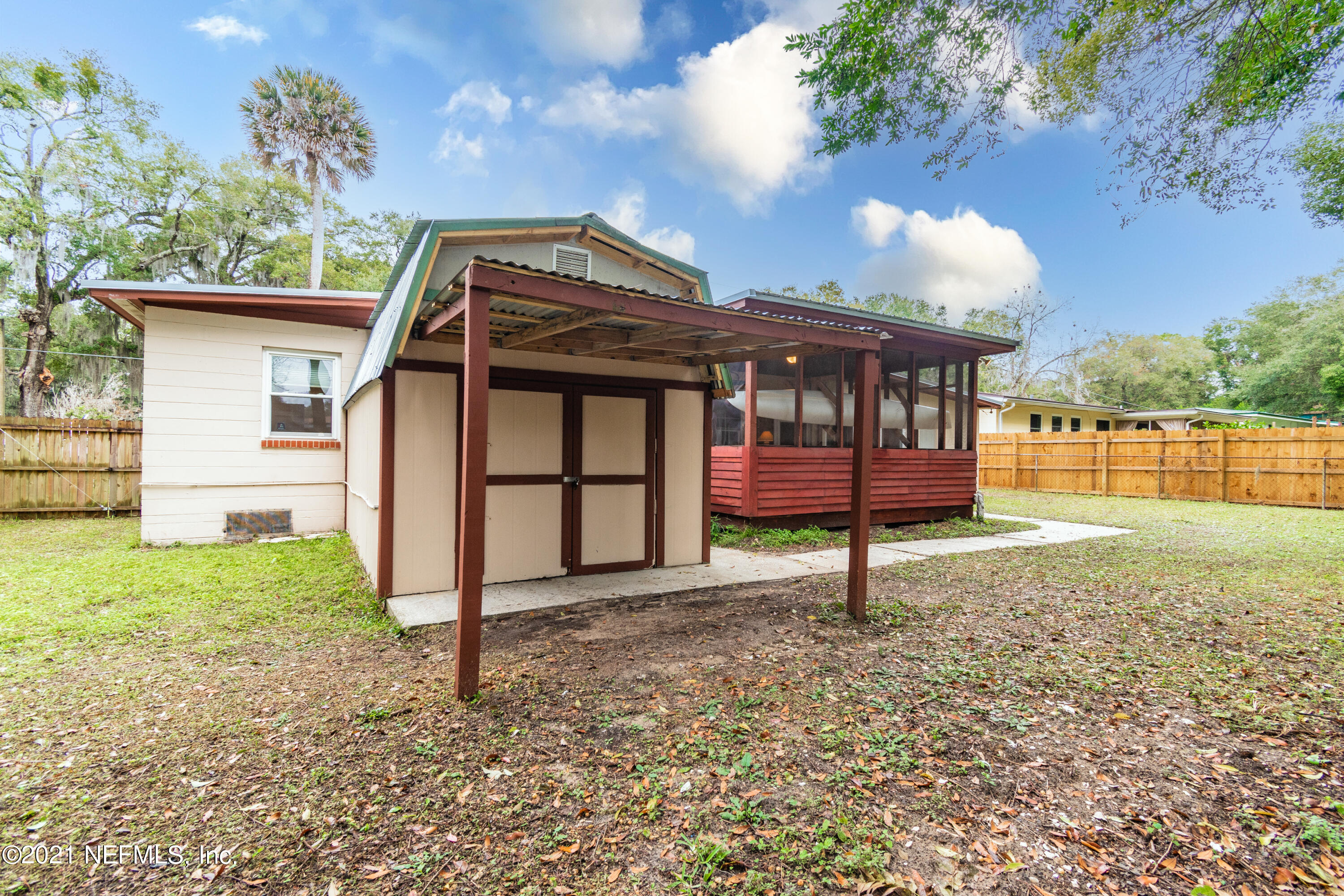 Screened Porch and Shed