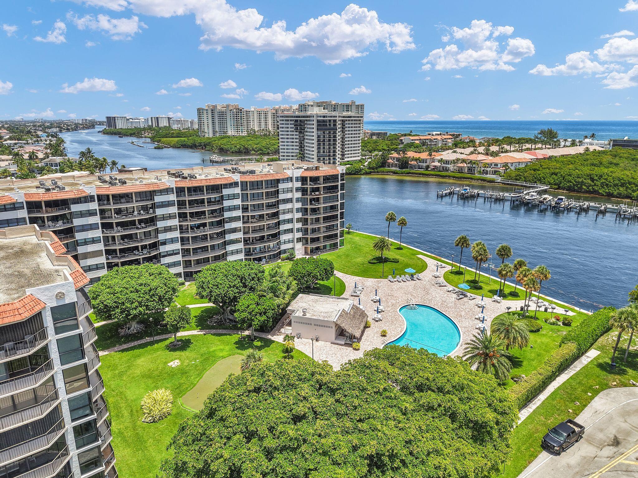 899 Jeffery Street, Unit 3010 Boca Raton, FL 33487 - Photo 66 of 99 PB 899 859 Jeffery Arial pool pic 3