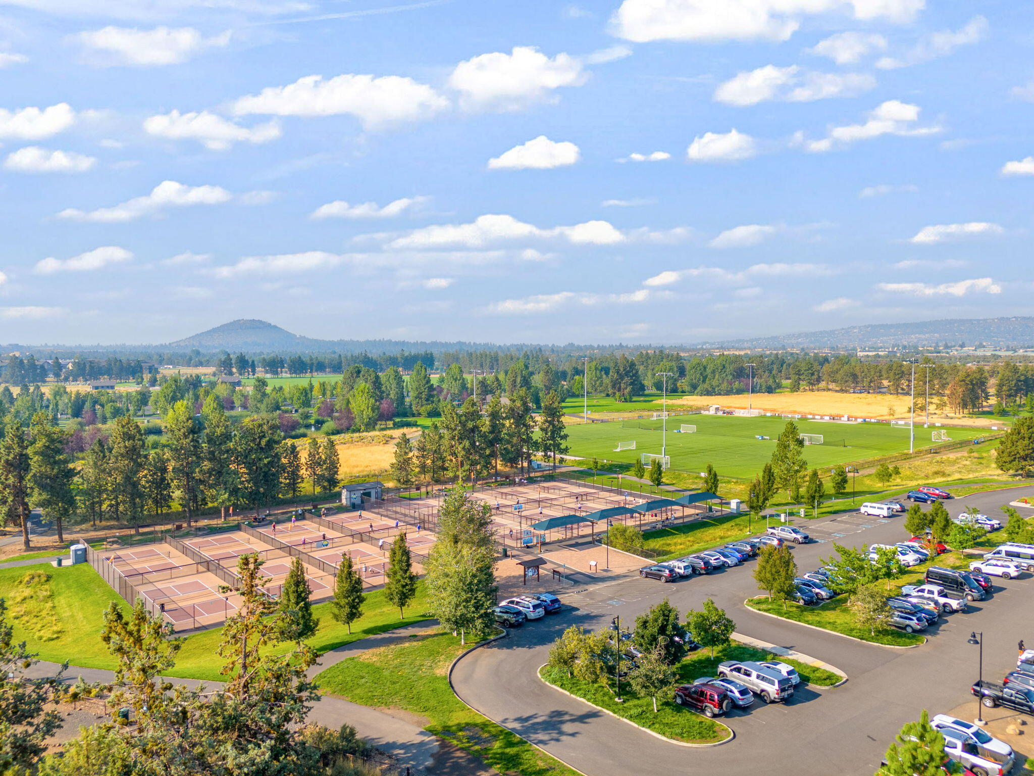 3827 Northeast Oakside Loop Bend, OR 97701 - Photo 44 of 50 a view of a city with lots of trees and houses