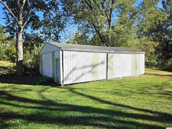an aerial view of a bathroom