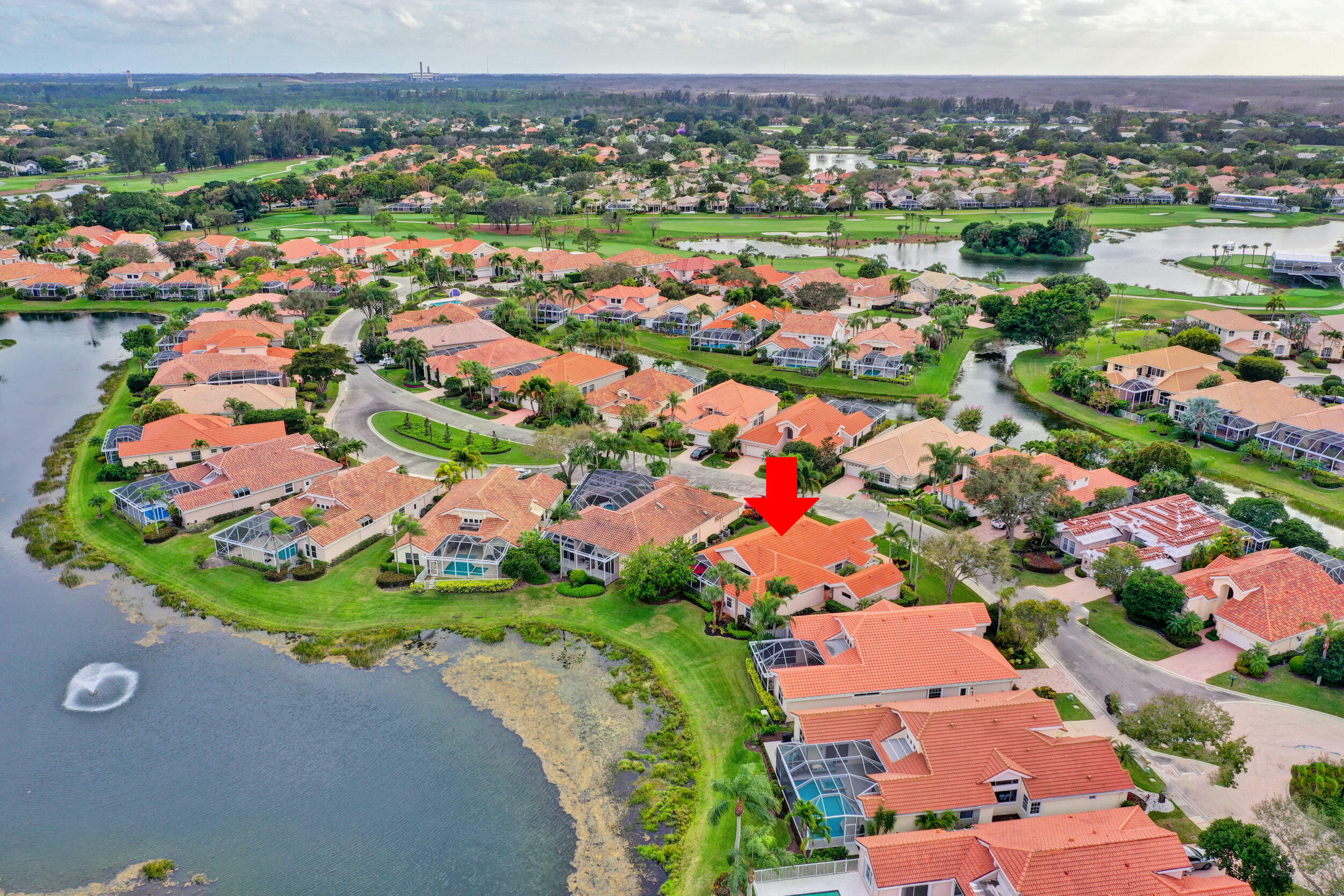 523 Eagleton Cove Trace Palm Beach Gardens, FL 33418 - Photo 7 of 43 Aerial Southward