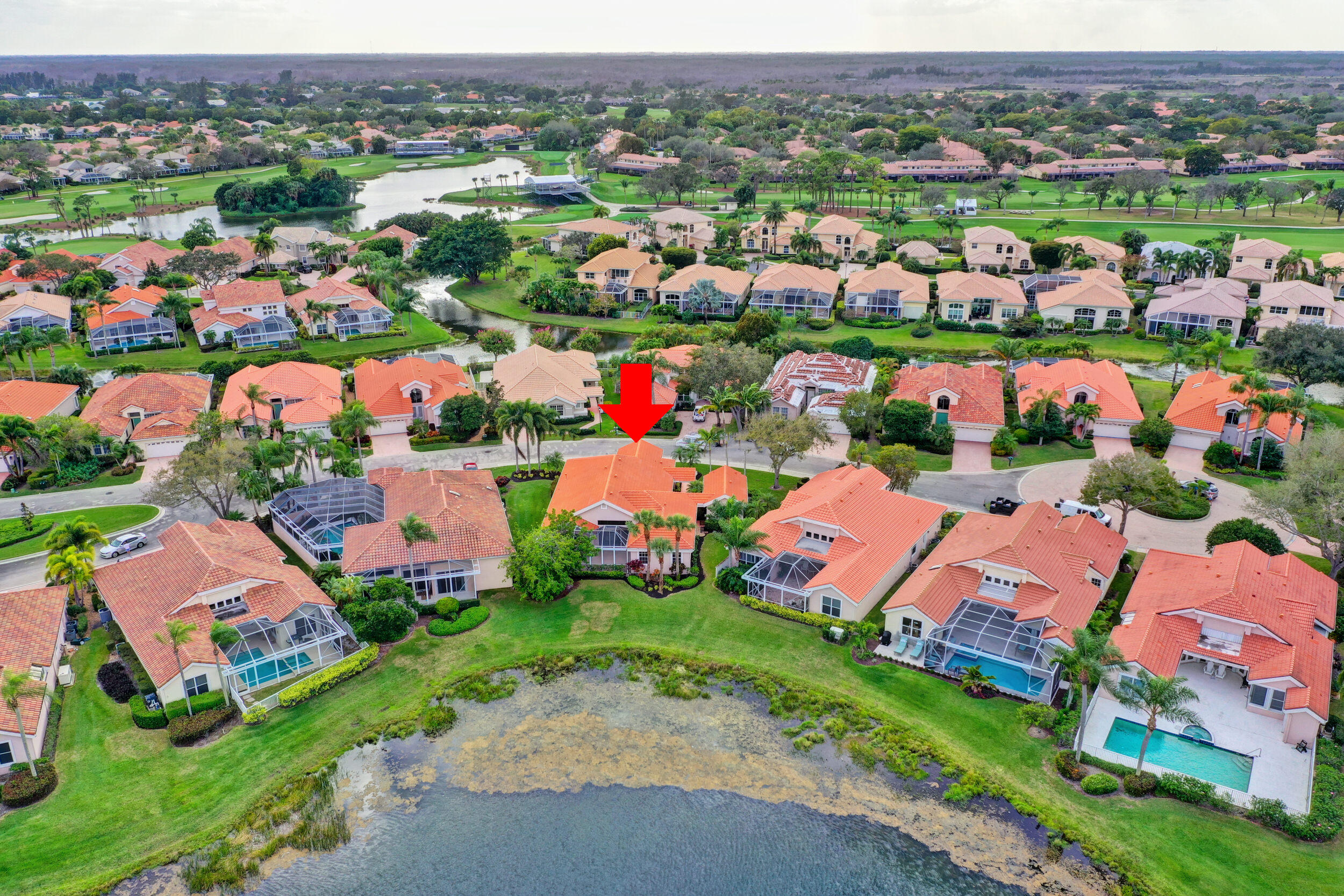 523 Eagleton Cove Trace Palm Beach Gardens, FL 33418 - Photo 8 of 43 Aerial Southwest