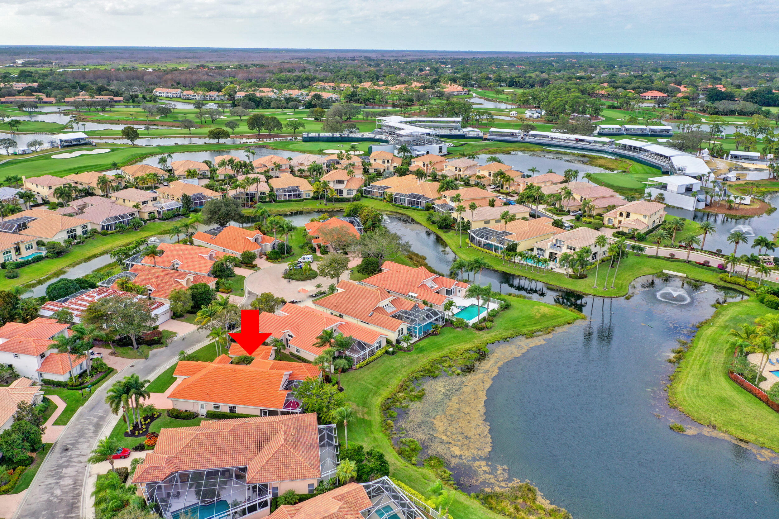 523 Eagleton Cove Trace Palm Beach Gardens, FL 33418 - Photo 9 of 43 Aerial Northward