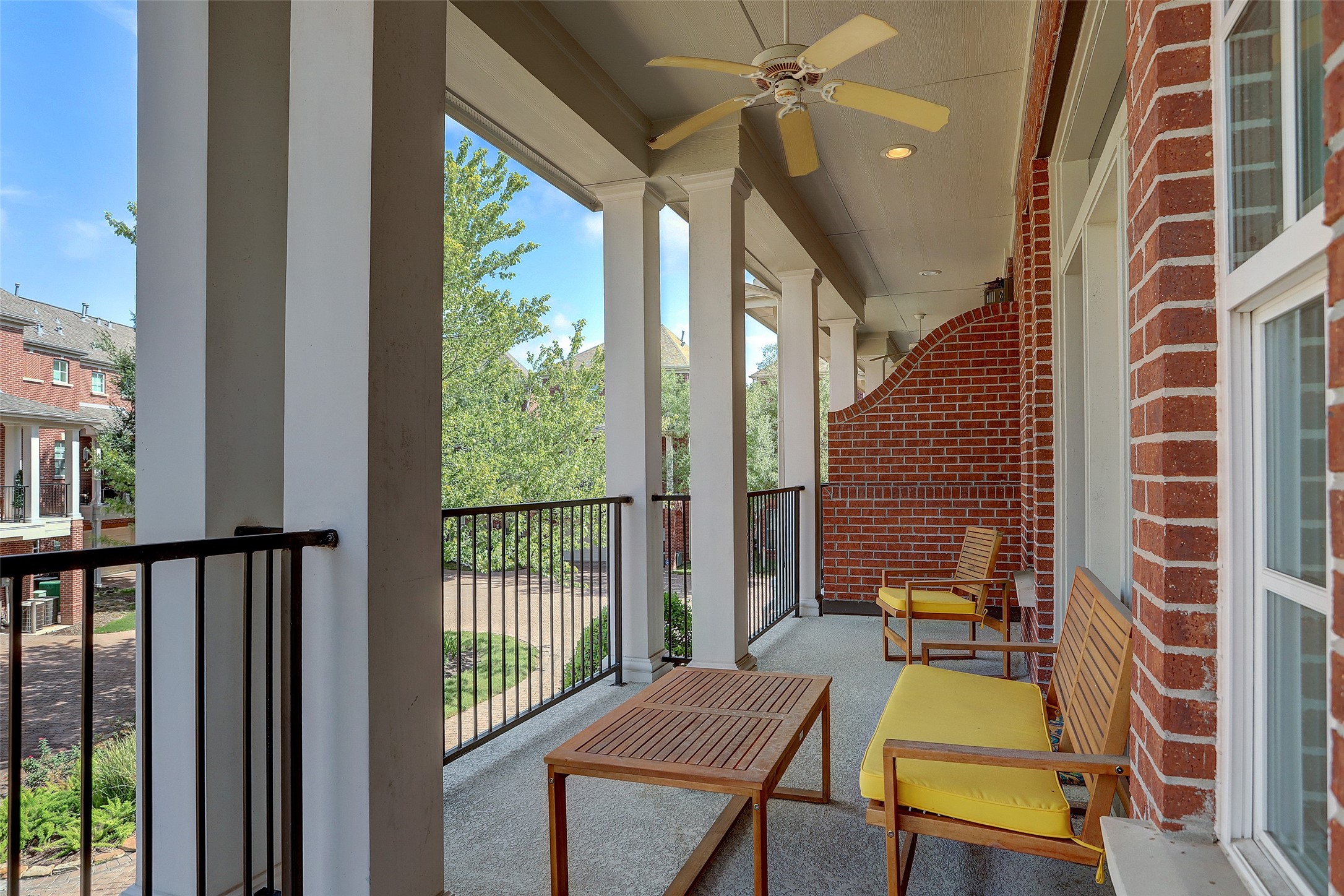 10 Shell Port Square The Woodlands, TX 77380 - Photo 5 of 31 a view of a balcony with chairs