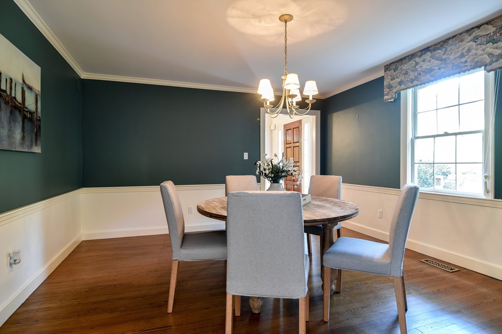 9 Buttercup Lane Dover, MA 02030 - Photo 11 of 36 a view of a dining room with furniture window and wooden floor