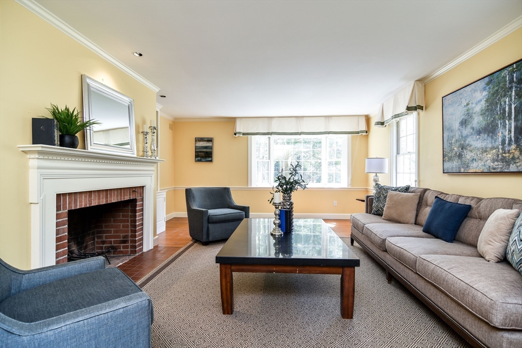 9 Buttercup Lane Dover, MA 02030 - Photo 2 of 36 a living room with furniture and a fireplace