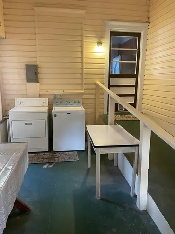 a view of water heater room