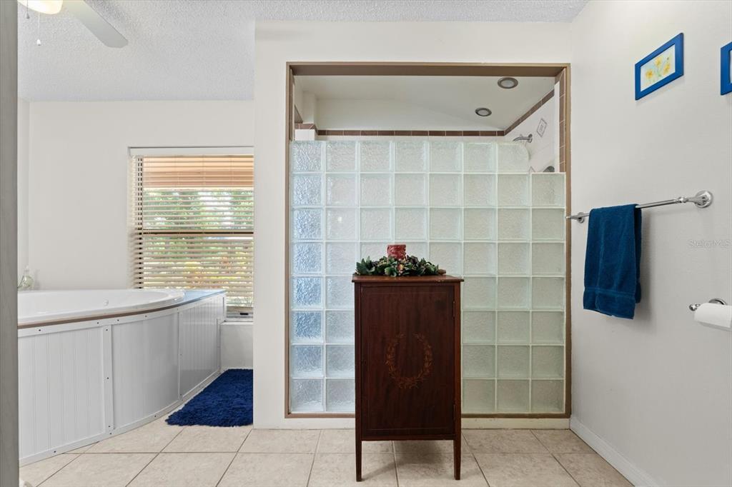 13719 Seminole Trail Wimauma, FL 33598 - Photo 22 of 68 a bathroom with a shower and a sink