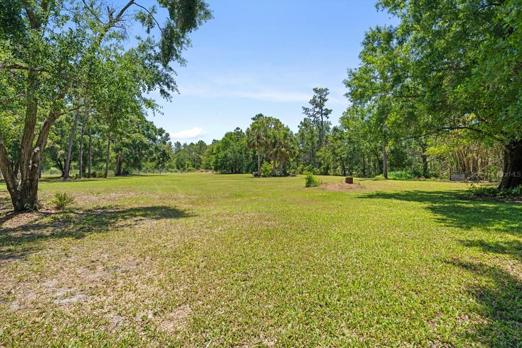 13719 Seminole Trail Wimauma, FL 33598 - Photo 52 of 68 a view of a green field with trees in the background