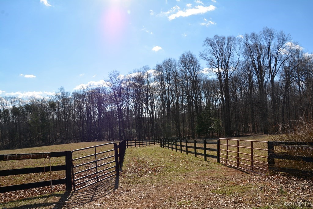 399 Chellowe Road Dillwyn, VA 23936 - Photo 30 of 50 a view of outdoor space with iron fence