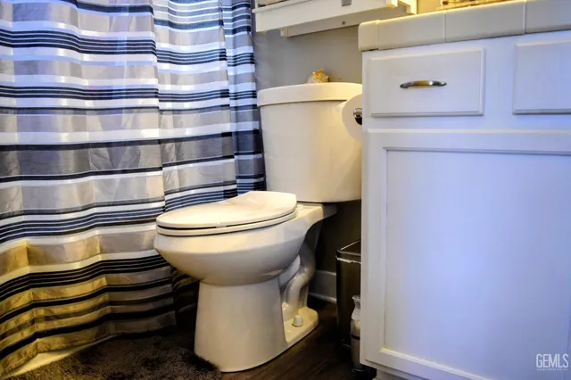 a bathroom with a sink and toilet