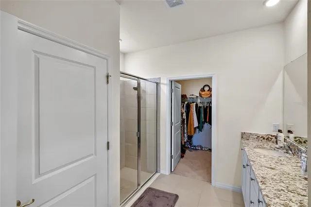 a view of a walk in closet
