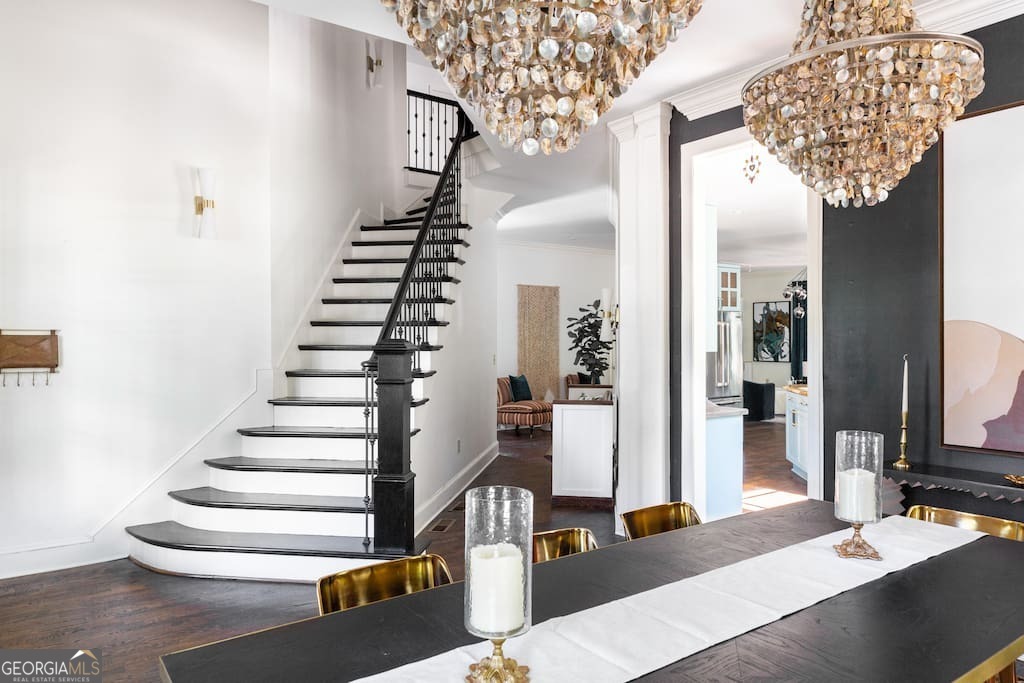201 Hurt Street Northeast, Unit ENTIRE Atlanta, GA 30307 - Photo 1 of 61 a view of entryway and hall with wooden floor