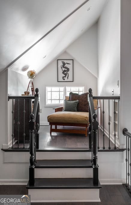 201 Hurt Street Northeast, Unit ENTIRE Atlanta, GA 30307 - Photo 38 of 61 a living room with furniture and wooden floor