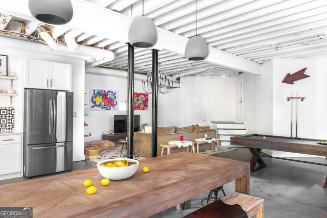 a picture of a room with a floor and a sink