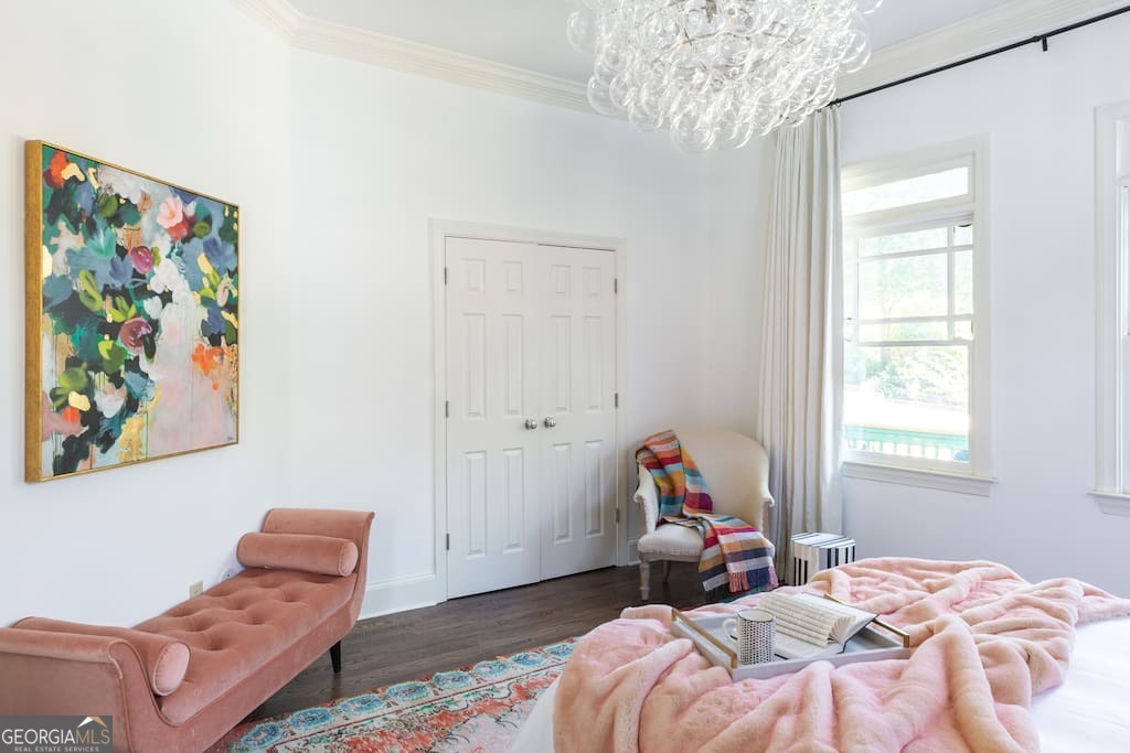 201 Hurt Street Northeast, Unit ENTIRE Atlanta, GA 30307 - Photo 6 of 61 a bed room with a bed and a couch