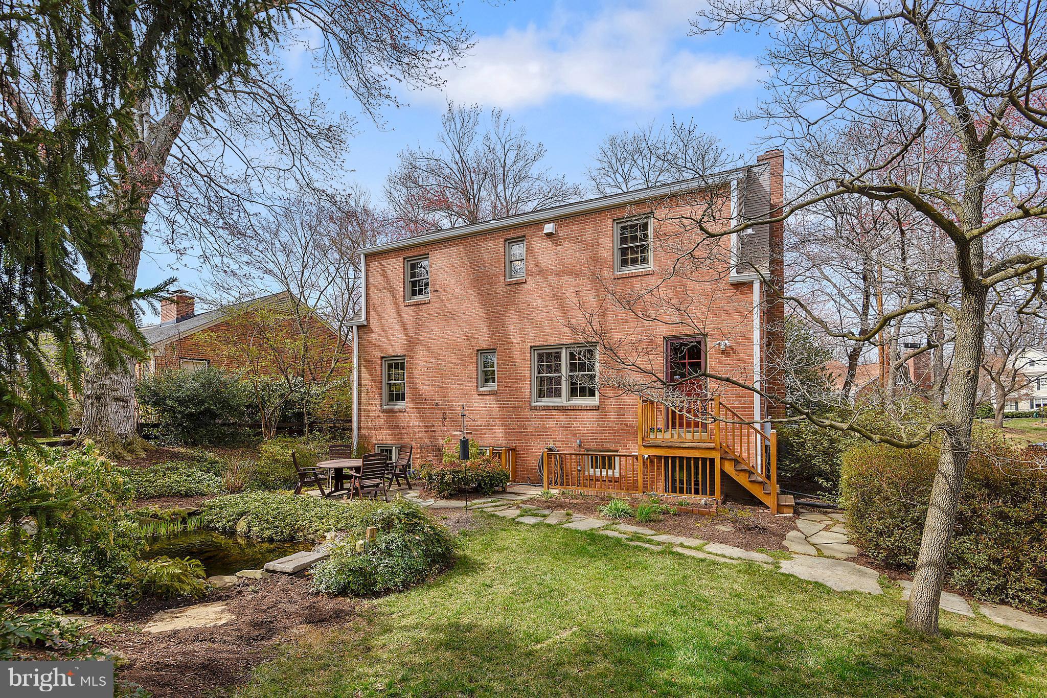 4606 Woodfield Road Bethesda, MD 20814 - Photo 22 of 25 Beautifully Landscaped Back Yard