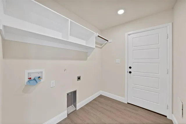 wooden floor in an empty room