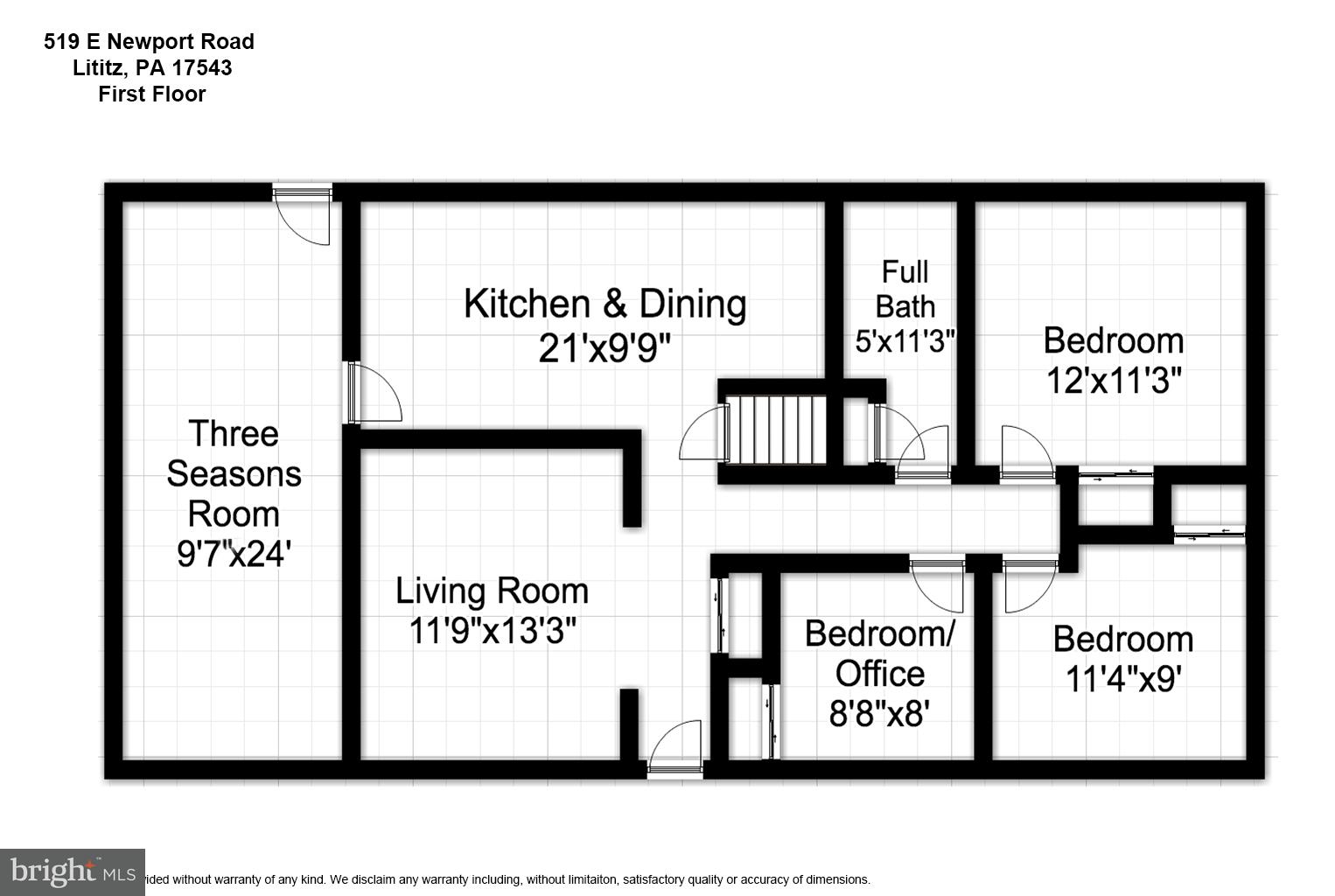 519 East Newport Road Lititz, PA 17543 - Photo 31 of 32 1st floor plans