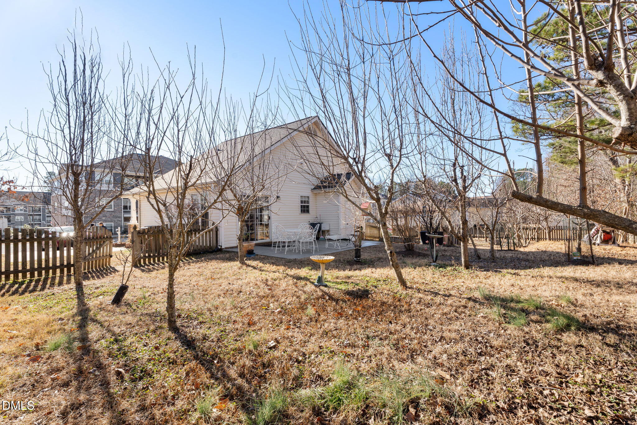 657 Flaherty Avenue Wake Forest, NC 27587 - Photo 19 of 25 a view of yard covered with snow in front of house