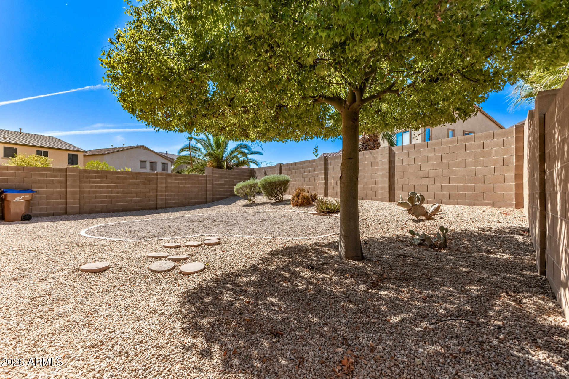 28314 North Crimm Road San Tan Valley, AZ 85143 - Photo 31 of 31 a view of a backyard of the house