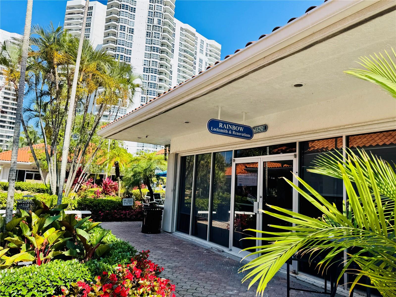 3600 Mystic Pointe Drive, Unit 1210 Aventura, FL 33180 - Photo 43 of 68 a view of a potted plants from a balcony