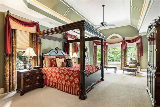 a view of hallway with wooden floor