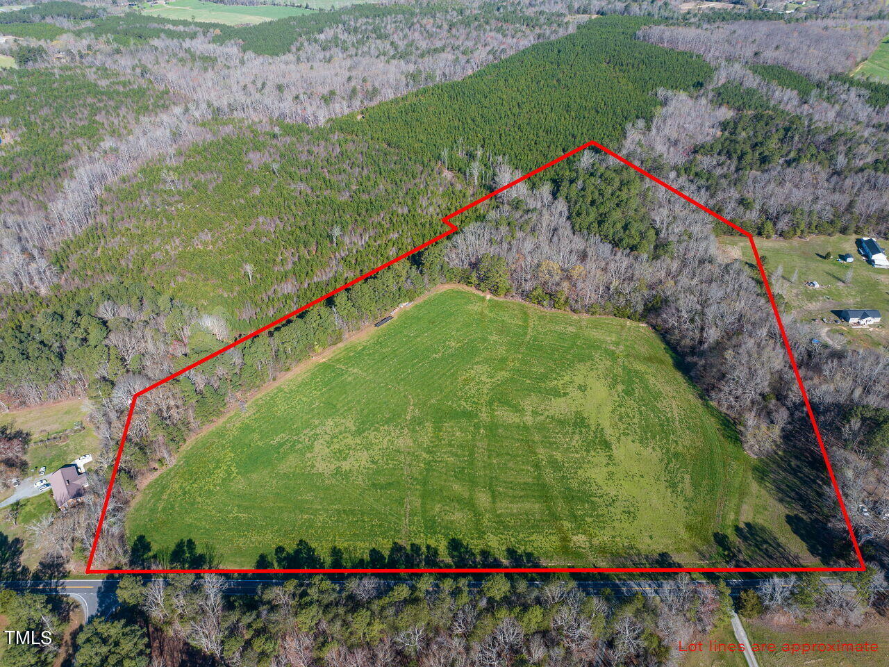 2173 Tom Stevens Road Siler City, NC 27344 - Photo 18 of 21 Facing the 21 Acre Parcel