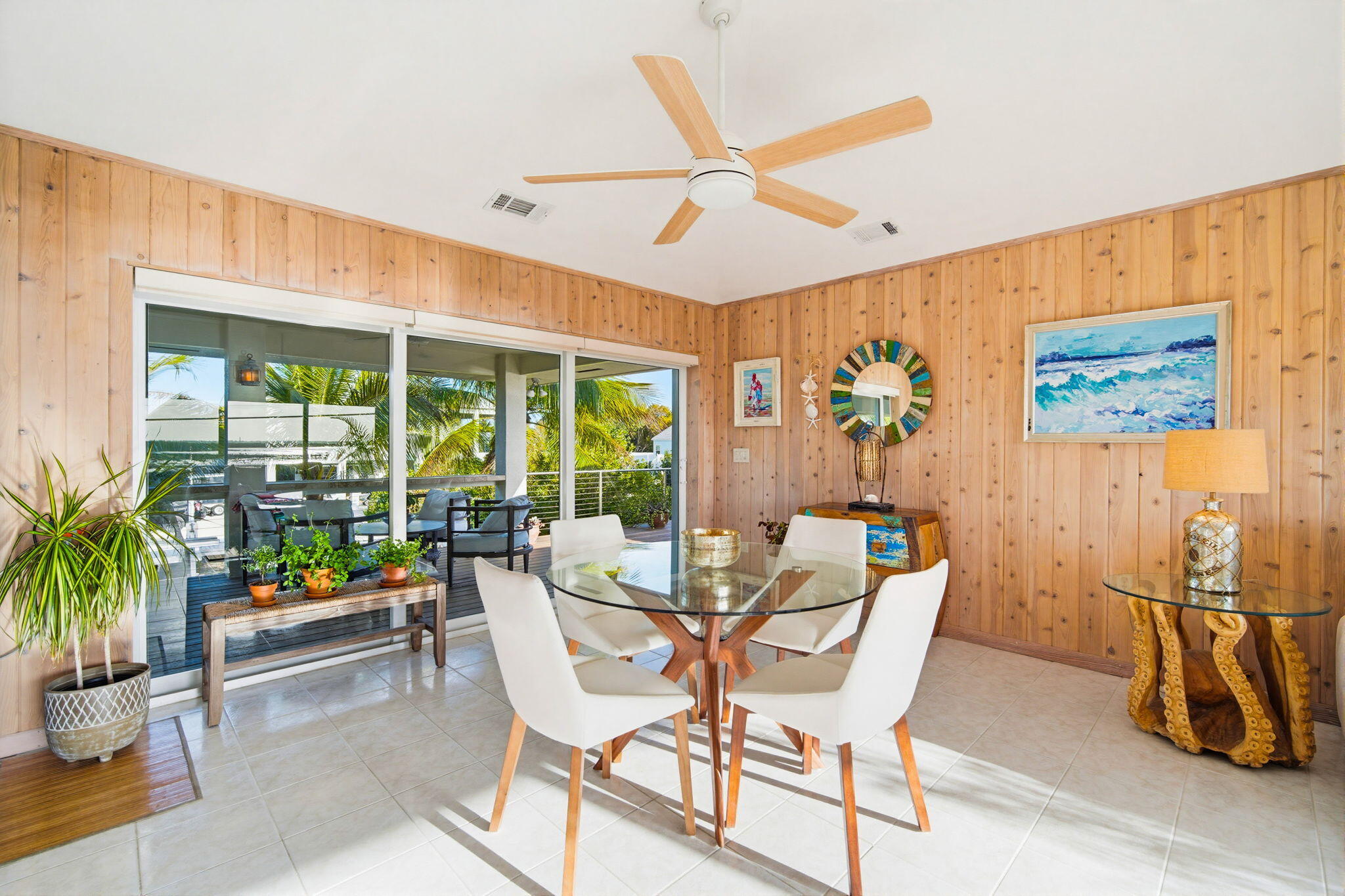403 Indies Road Summerland Key, FL 33042 - Photo 12 of 68 a dining room with furniture window and garden view