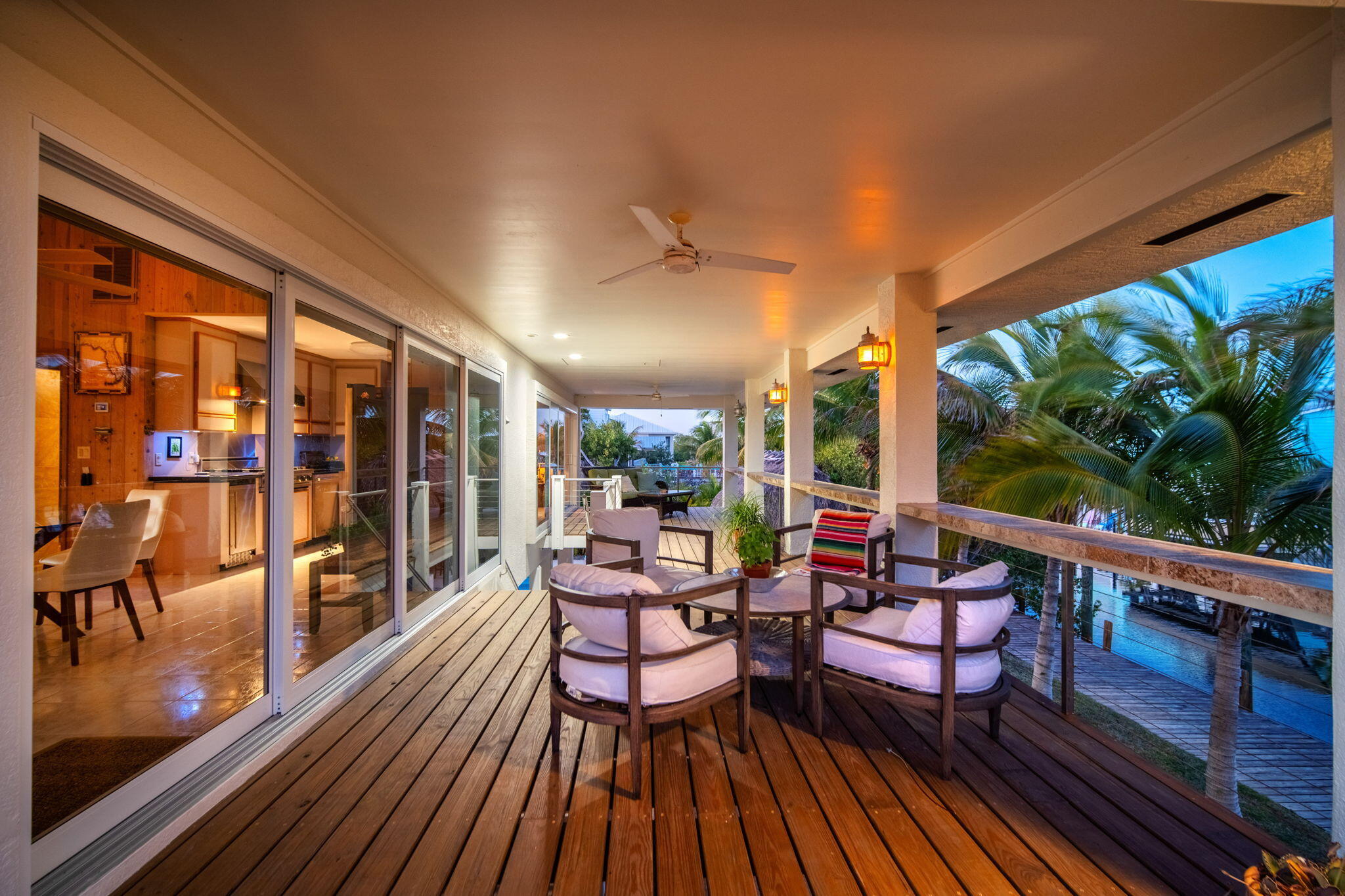403 Indies Road Summerland Key, FL 33042 - Photo 29 of 68 a outdoor space with lots of furniture and wooden floor