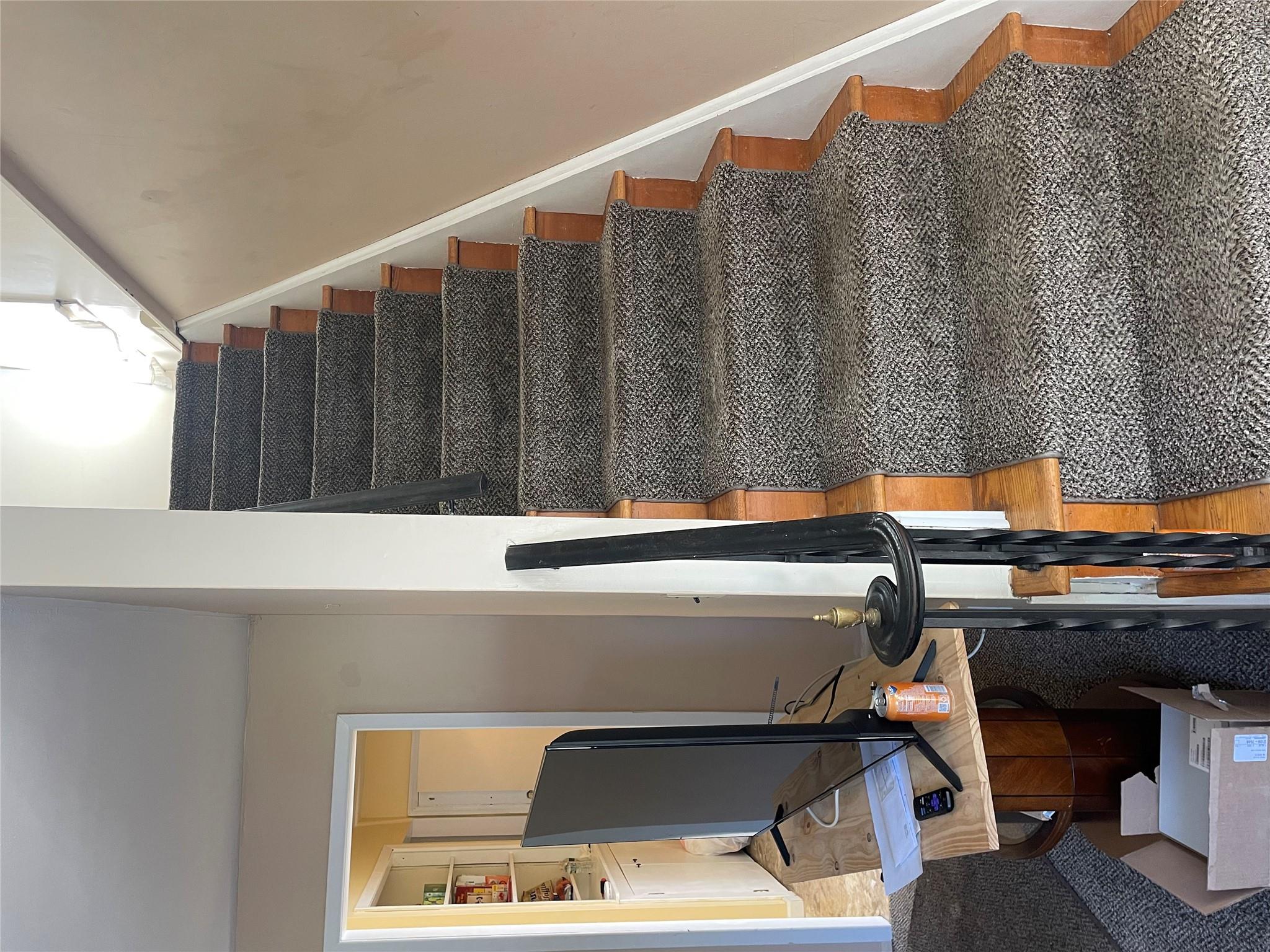 146-148 Ridge Street Pearl River, NY 10965 - Photo 19 of 19 UL Stairs from main level to upper level which has 3 spacious bedrooms