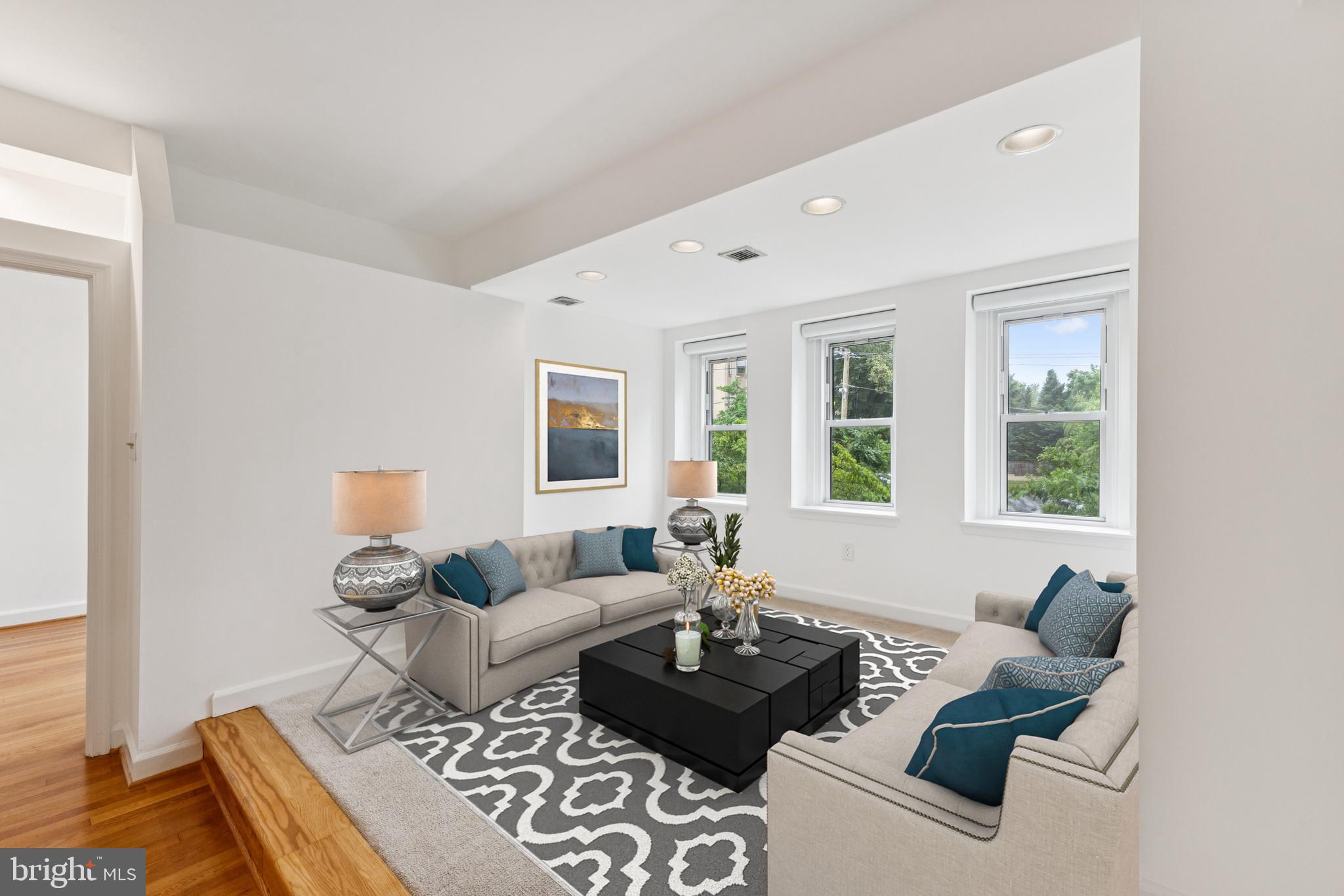 4707 Connecticut Avenue Northwest, Unit 211 & 213 Washington, DC 20008 - Photo 24 of 43 Virtually Staged Family Room