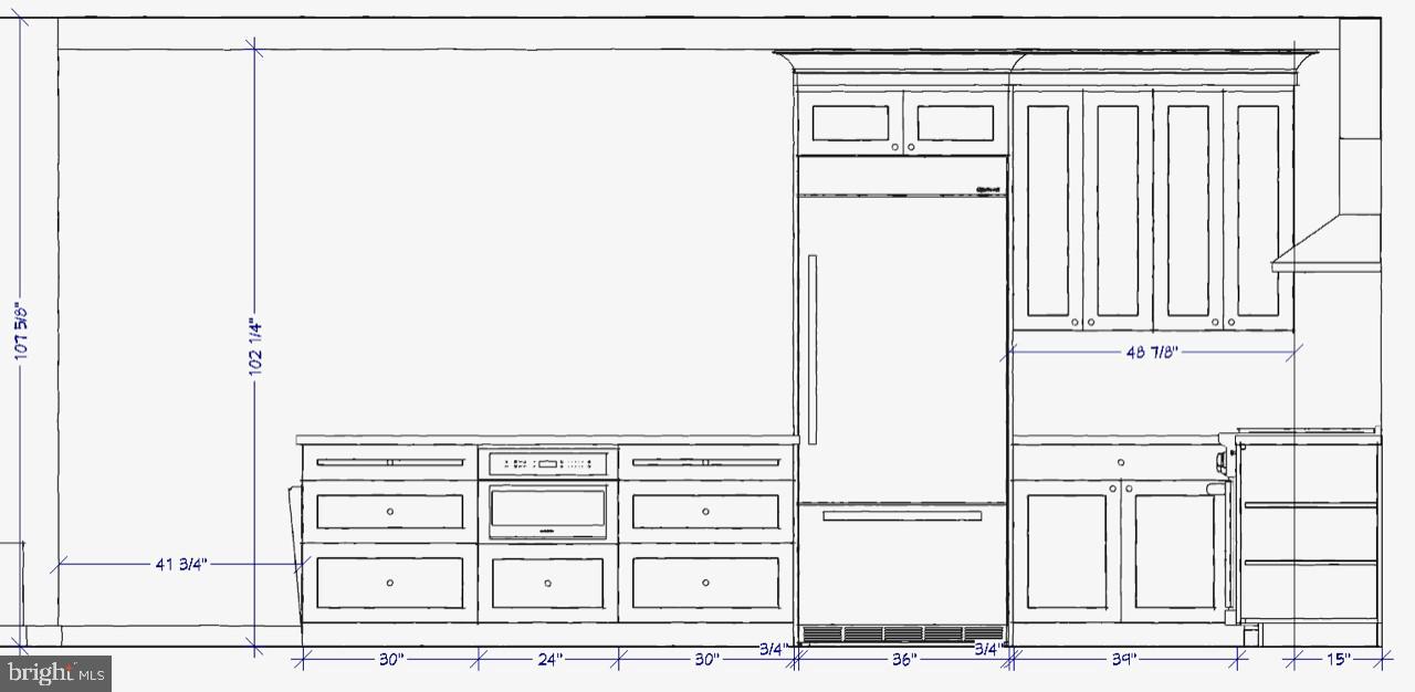 4707 Connecticut Avenue Northwest, Unit 211 & 213 Washington, DC 20008 - Photo 34 of 43 Proposed Kitchen Layout