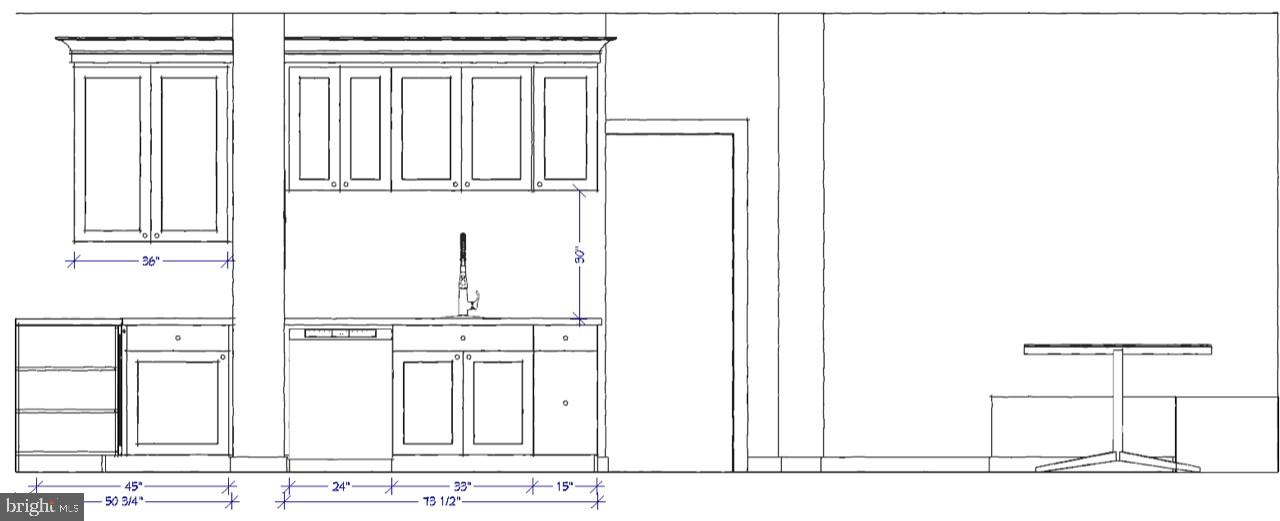 4707 Connecticut Avenue Northwest, Unit 211 & 213 Washington, DC 20008 - Photo 35 of 43 Proposed Kitchen Layout