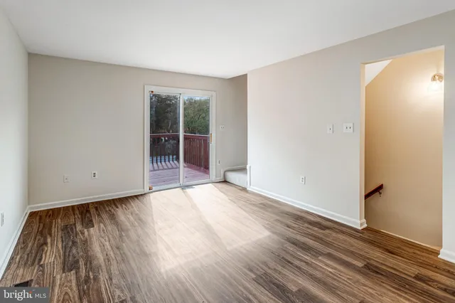 wooden floor in an empty room