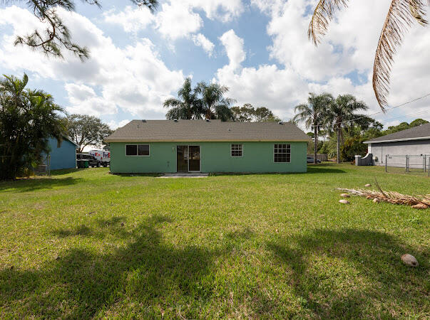 2825 Southwest Pierson Road Port St. Lucie, FL 34953 - Photo 22 of 24 Backyard