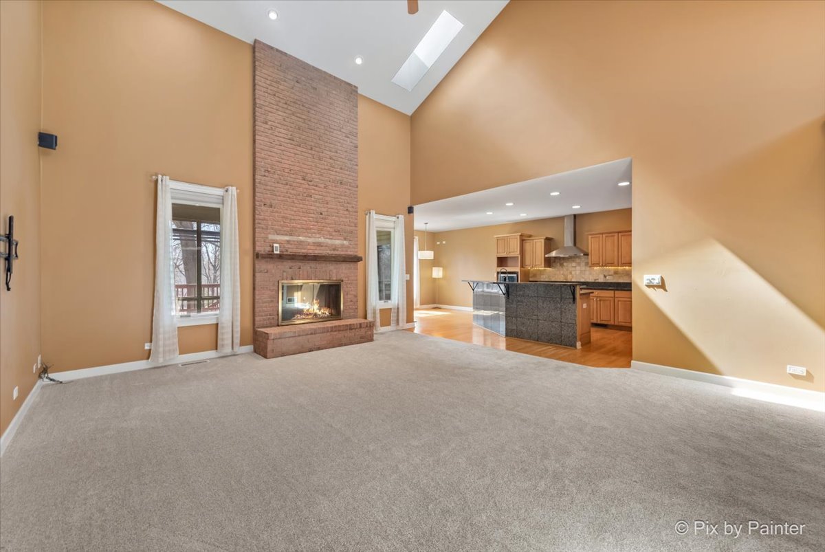 28935 Fox Street Cary, IL 60013 - Photo 6 of 50 a view of a livingroom with a fireplace