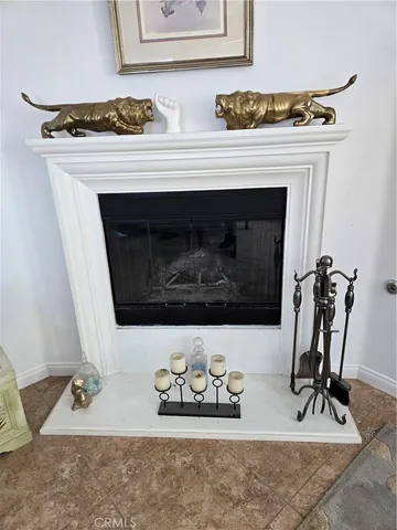 a close view of dining table