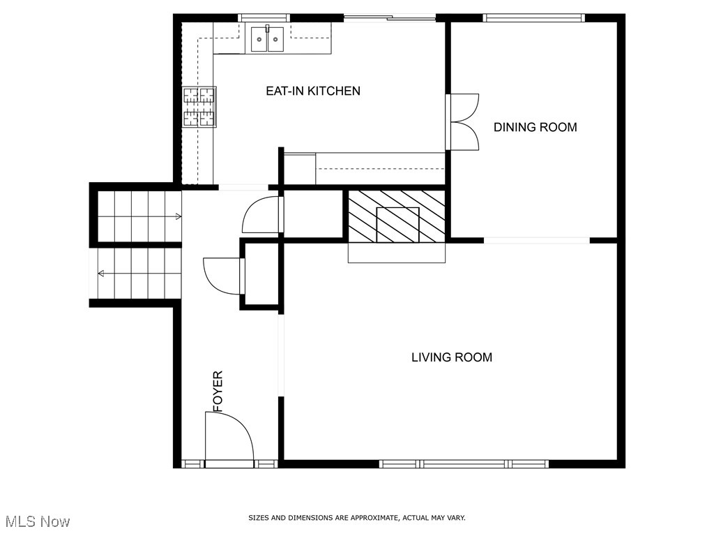 26907 Lake Road Bay Village, OH 44140 - Photo 30 of 33 Floor Plan for the 1st floor.