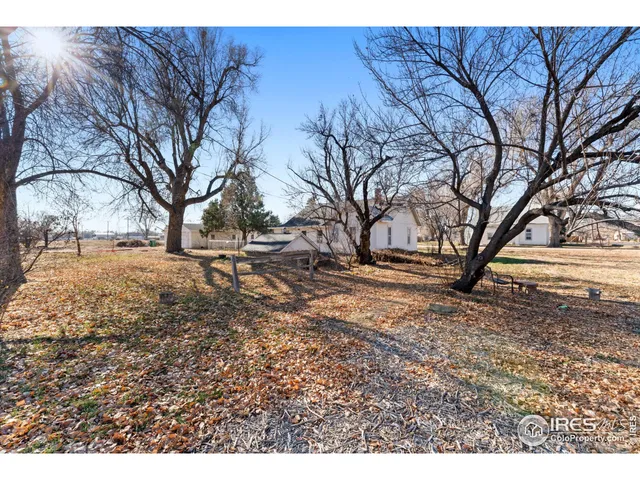 a view of outdoor space with lots of trees