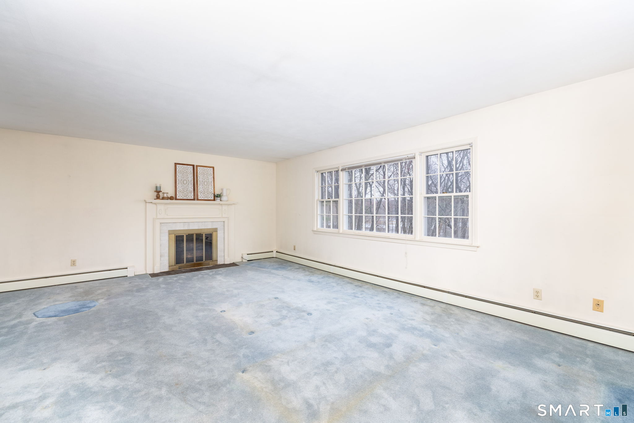 70 Bull Road Harwinton, CT 06791 - Photo 11 of 40 *Spacious Living / Dining Rm w/ fireplace