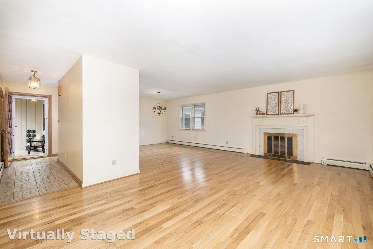 70 Bull Road Harwinton, CT 06791 - Photo 9 of 40 *Virtually staged for visualizing w/ hardwood flooring exposed