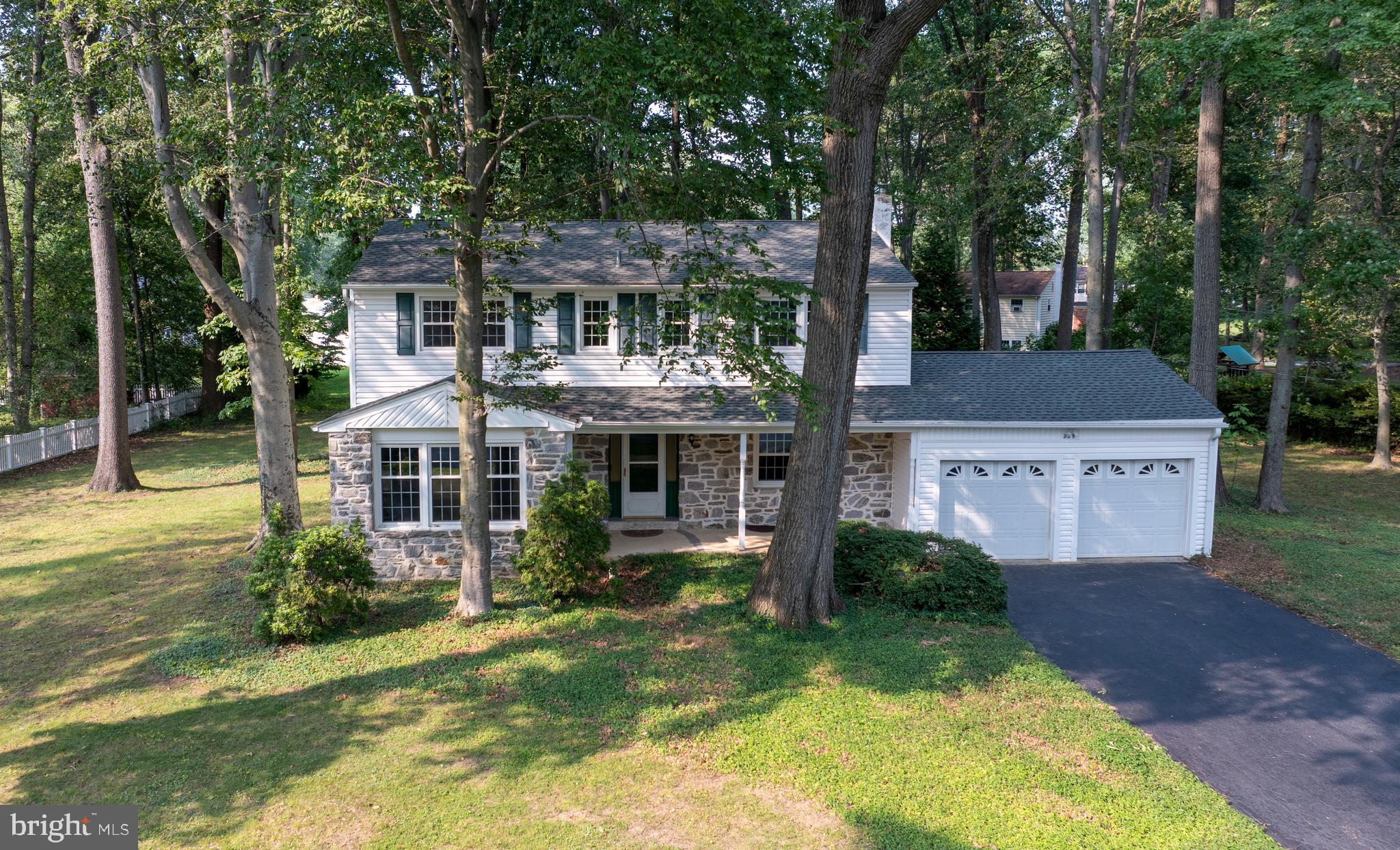 209 Crump Road Exton, PA 19341 - Photo 34 of 34 Exterior drone front view