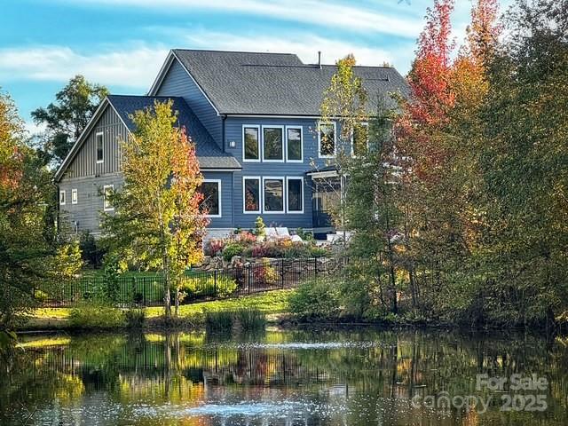 11014 Mountain Willow Trail Huntersville, NC 28078 - Photo 3 of 4 a aerial view of a house with a lake view
