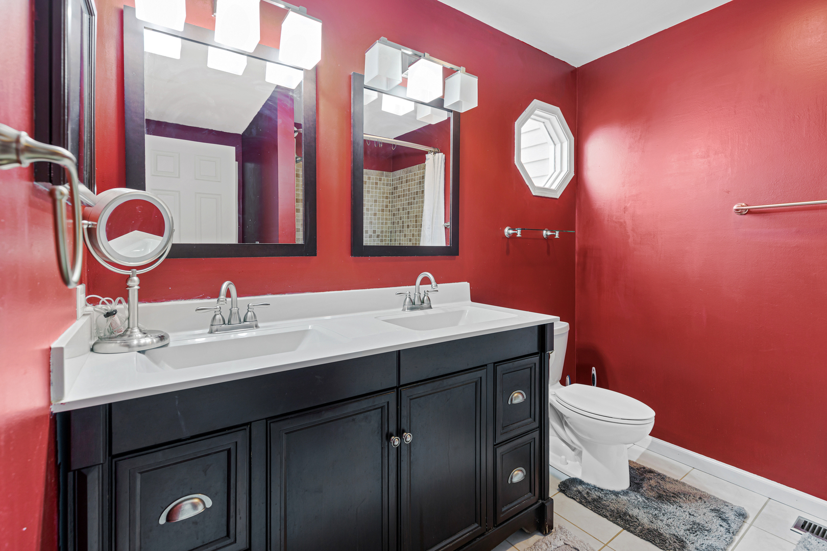 1467 Exeter Lane South Elgin, IL 60177 - Photo 13 of 29 a bathroom with a sink vanity and a toilet