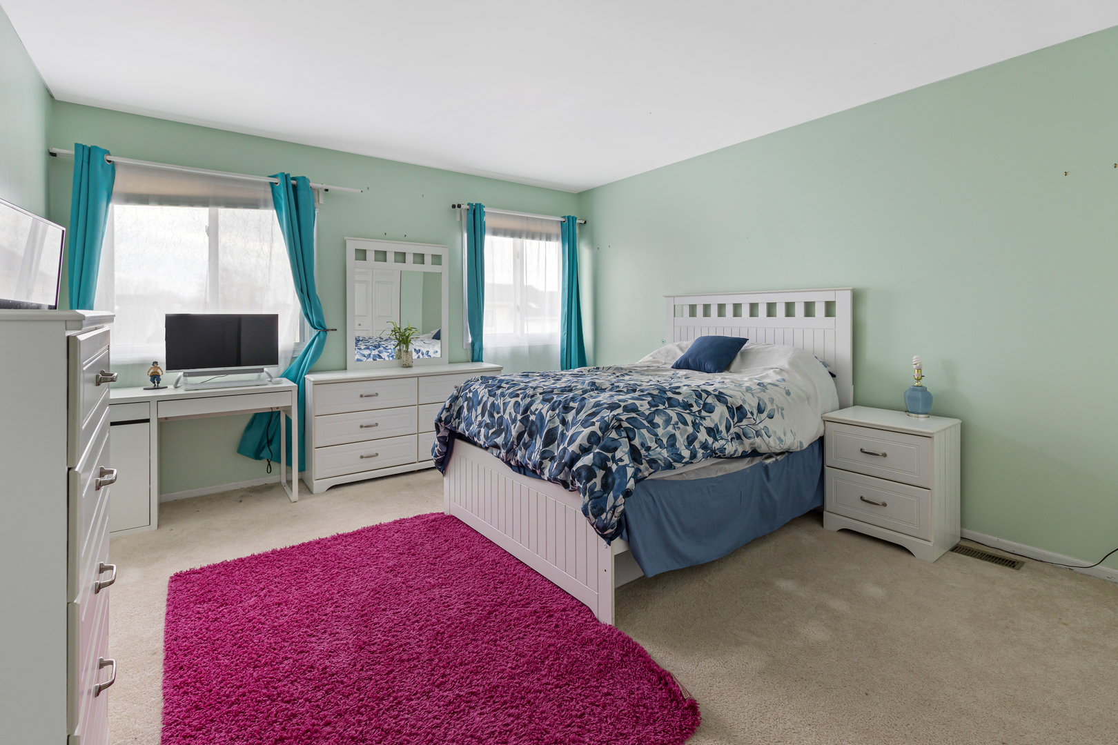 1467 Exeter Lane South Elgin, IL 60177 - Photo 15 of 29 a bedroom with a bed and a desk