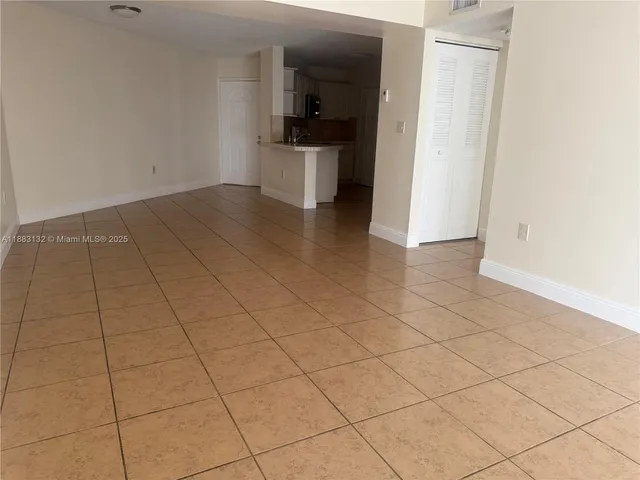 an empty room & mirror