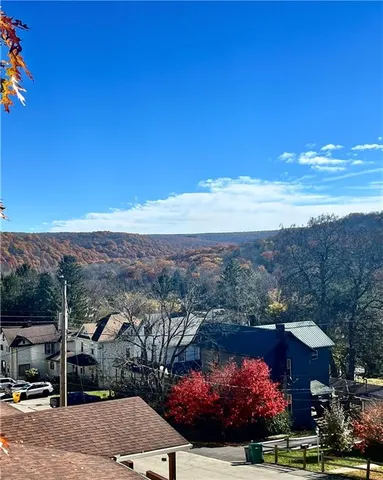 a view of city from balcony
