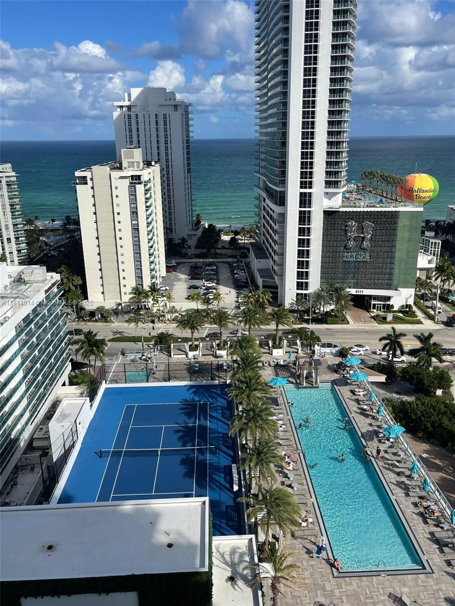 4010 South Ocean Drive, Unit R1707 Hollywood, FL 33019 - Photo 13 of 14 a view of a backyard with sitting area