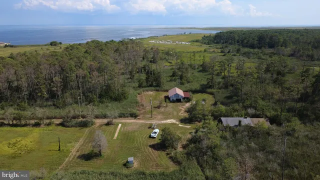 a view of a lake with a mountain